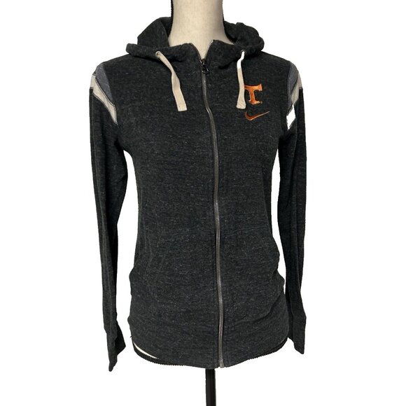 Nike Tennessee UT Football Full Zip Women’s S Hoodie Sweatshirt Gray - Picture 1 of 7